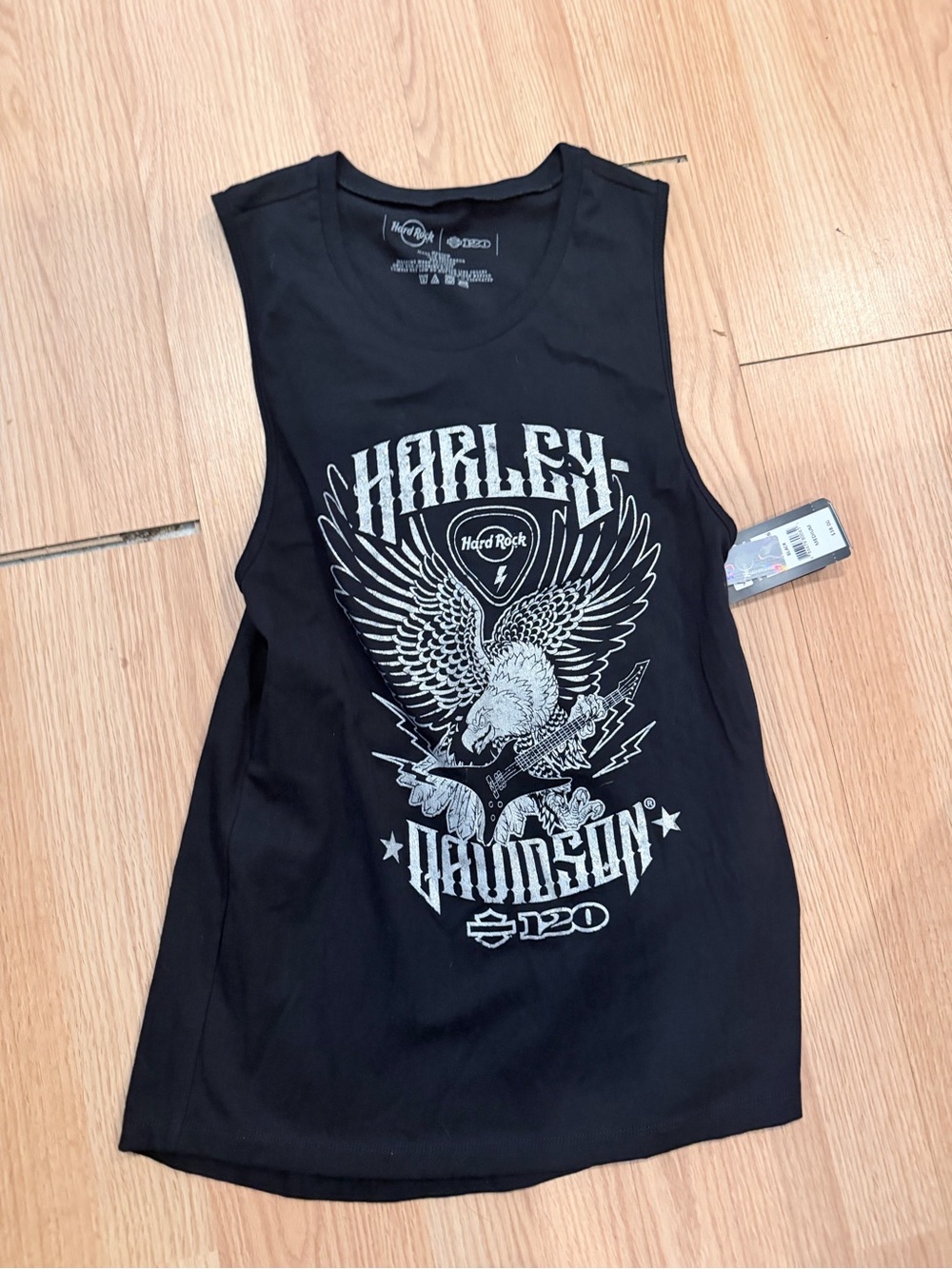 Harley-Davidson Black Graphic Crew Neck Tee